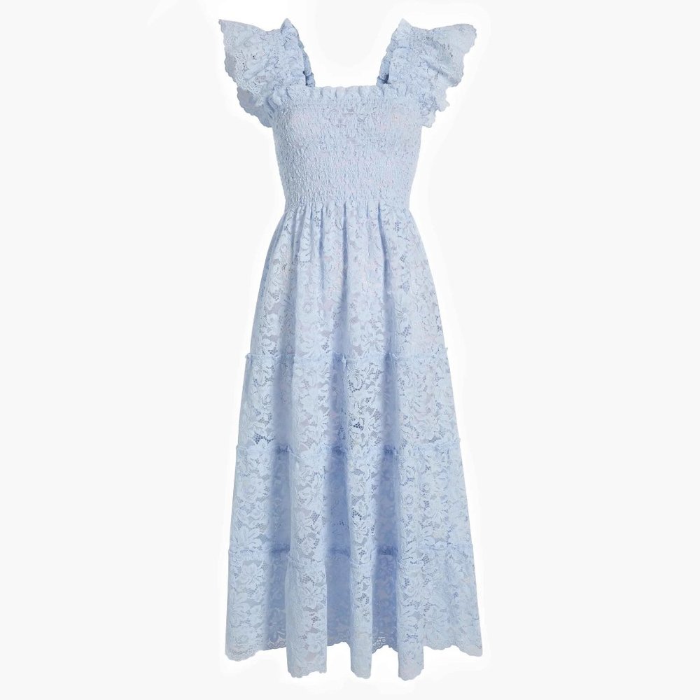 Hill House Powder Blue Lace Ellie Dress